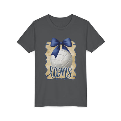Youth Foley Lions Volleyball Tee - Bella Canvas