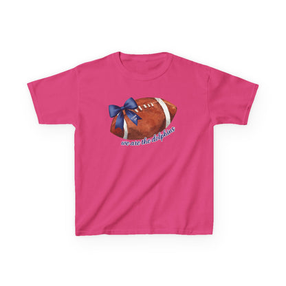 Youth Fins Up We Are The Dolphins Bow Football