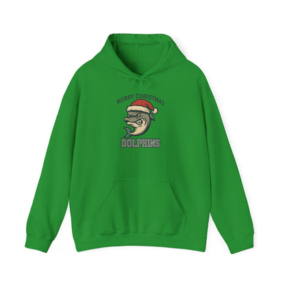 Merry Christmas Dolphin Hoodie - Gildan
