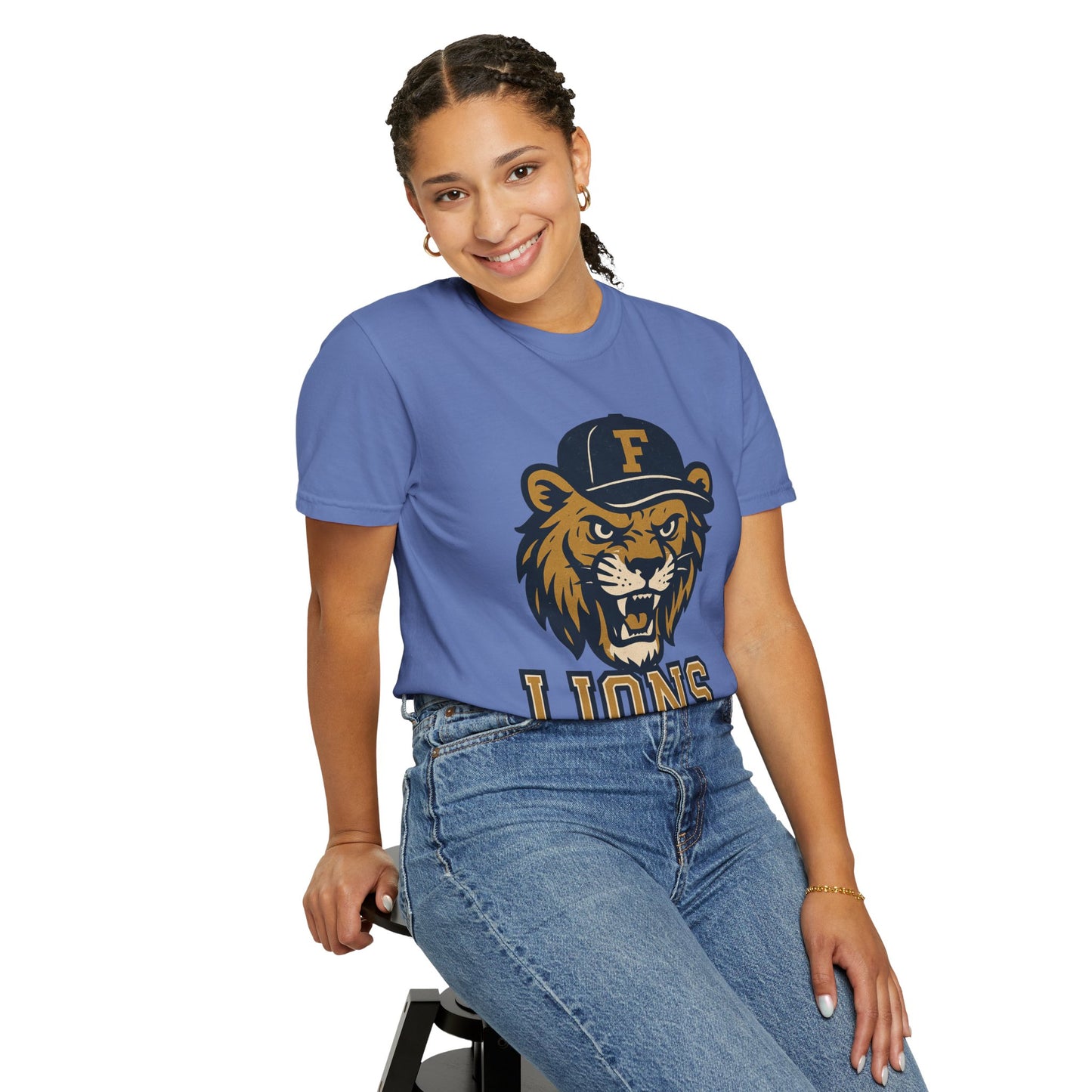 Adult Retro Roaring Lions T-Shirt - Comfort Colors