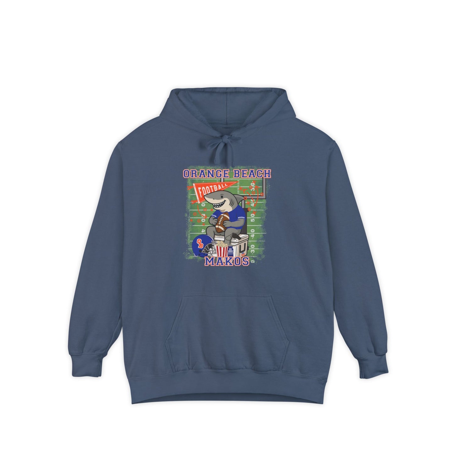 Adult Makos Tailgate Time Hoodie Comfort Colors