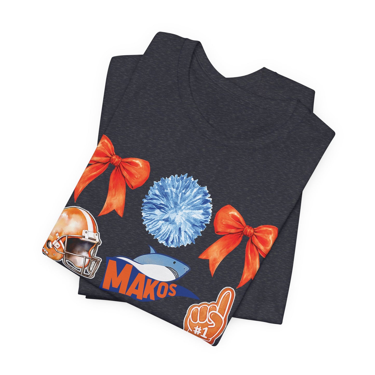 Adult Makos Coquette Football Tee