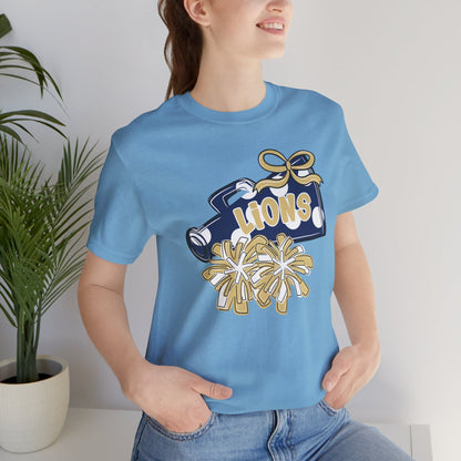 Lions Cheer Spirit Tee - Bella Canvas