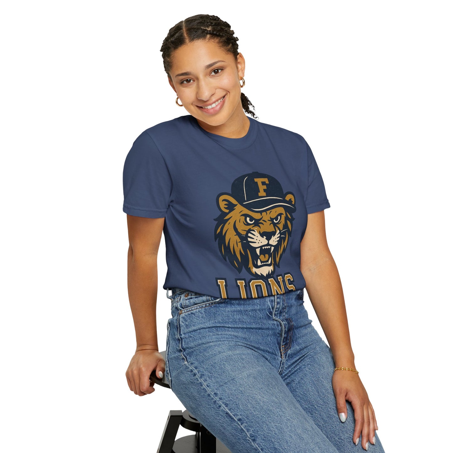 Adult Retro Roaring Lions T-Shirt - Comfort Colors