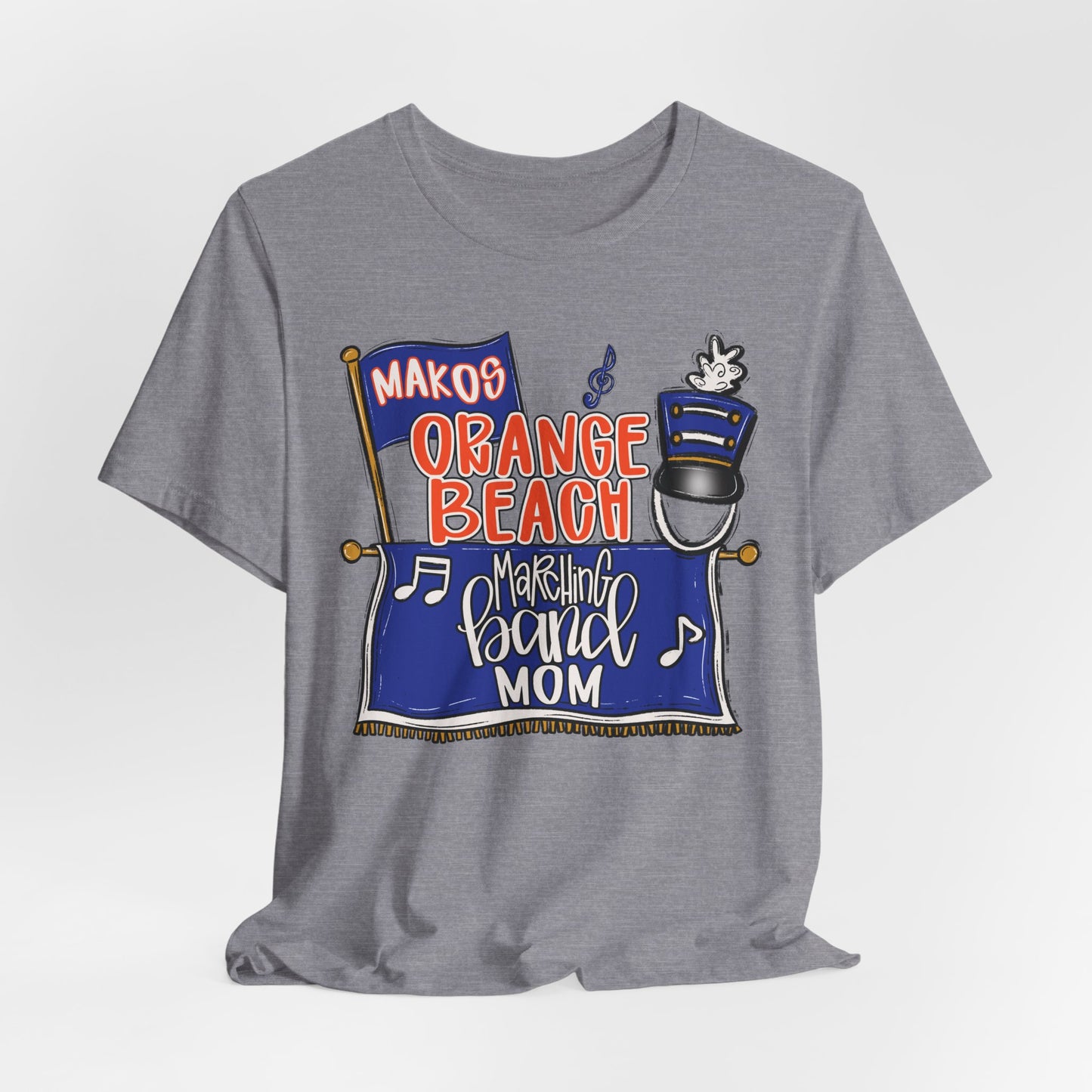 Adult Makos Marching Band Mom - Bella Canvas