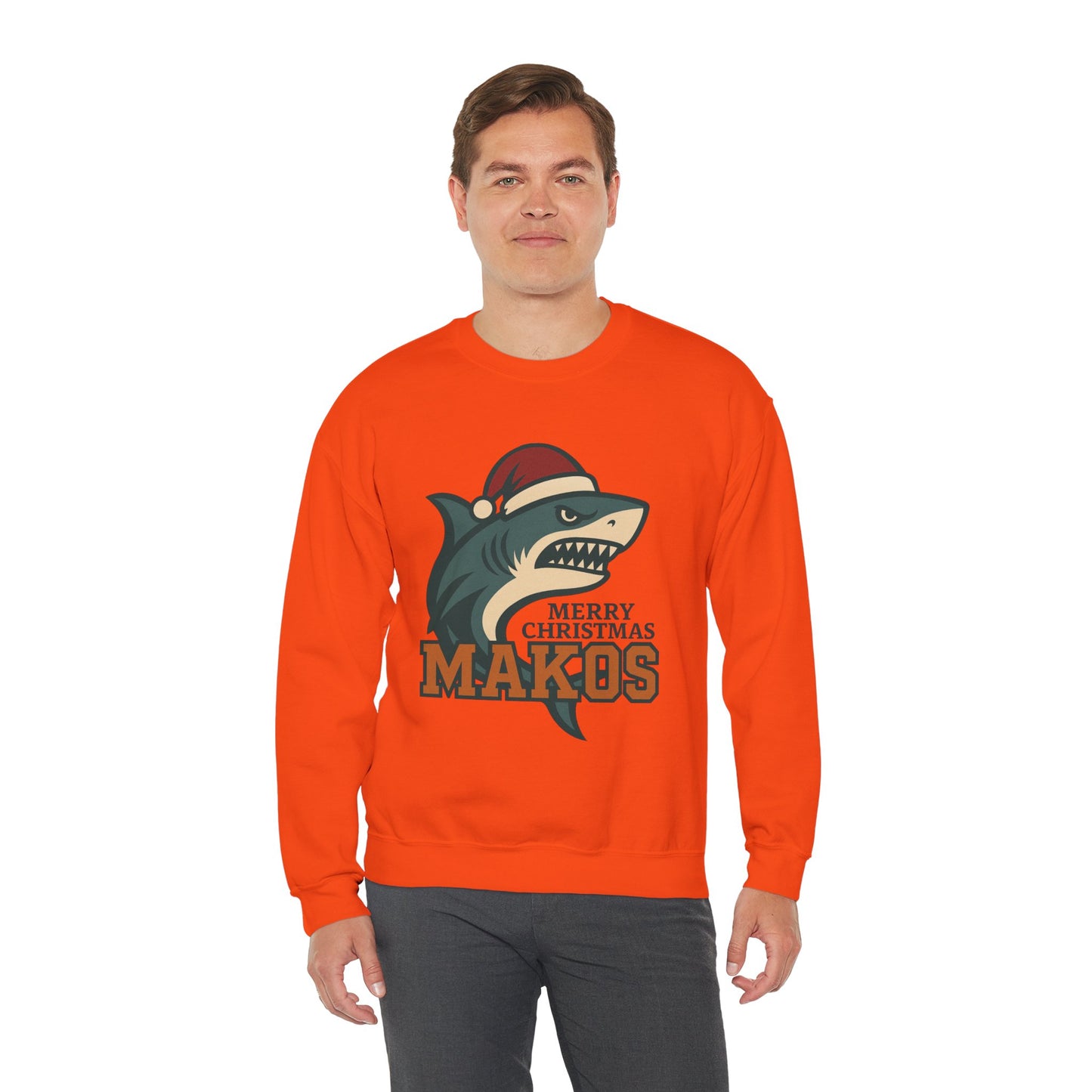 Merry Christmas Makos Sweatshirt — Gildan