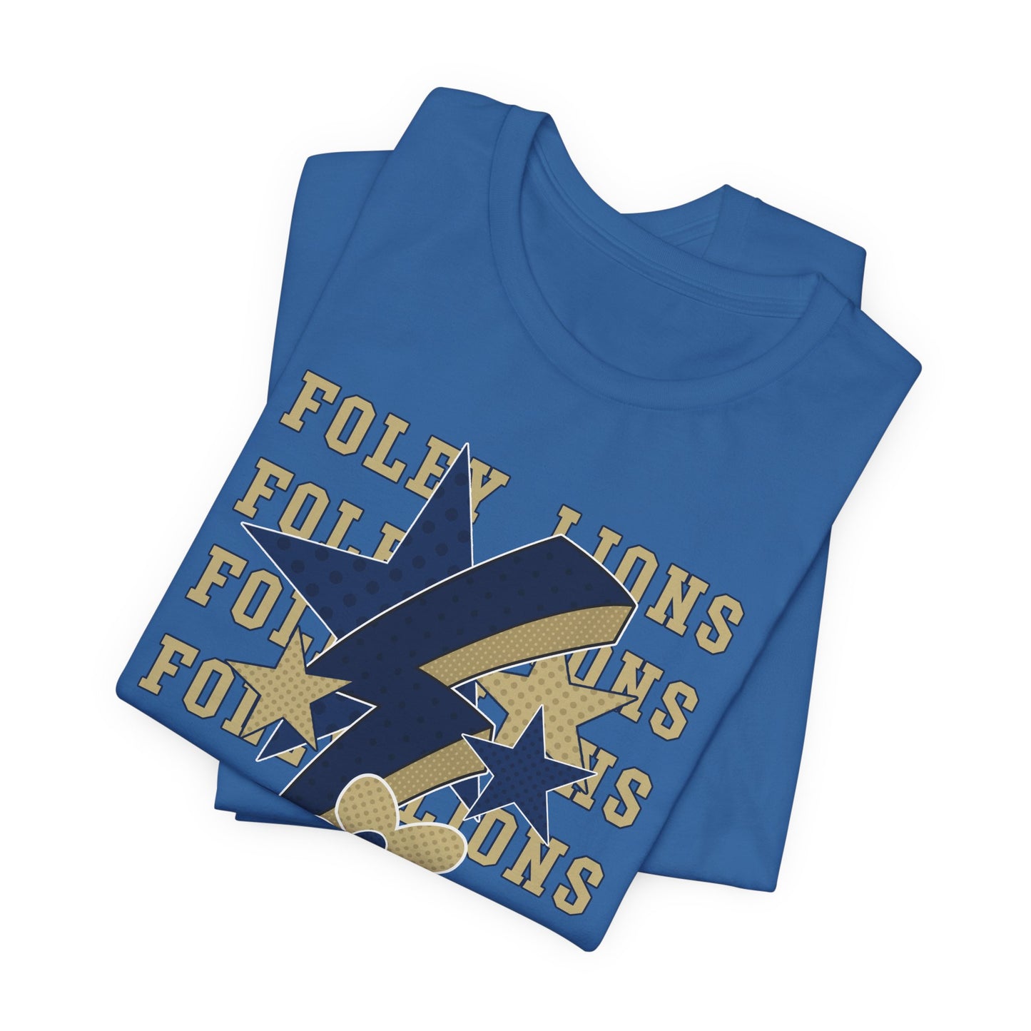 Lions Hearts, Stars, Lightning Graphic Tee - Bella Canvas
