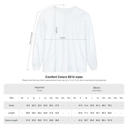 Foley Lions Volleyball Mom Long Sleeve T-Shirt- Comfort Colors