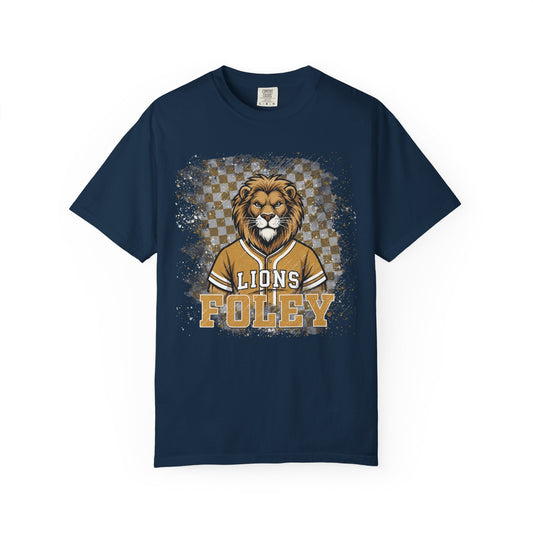 Foley Lions Grunge T-shirt - Comfort Colors
