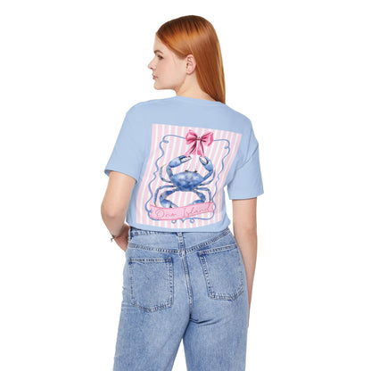 Adult Ono Island Preppy Crab T-Shirt - Bella Canvas