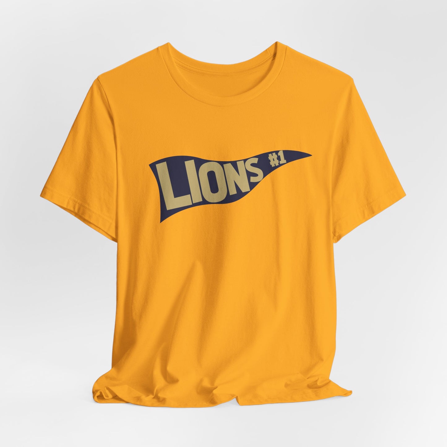 Adult #1 Lions Unisex Jersey Tee - Bella Canvas