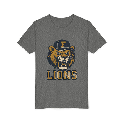 Youth Retro Roaring Lions Tee - Bella Canvas