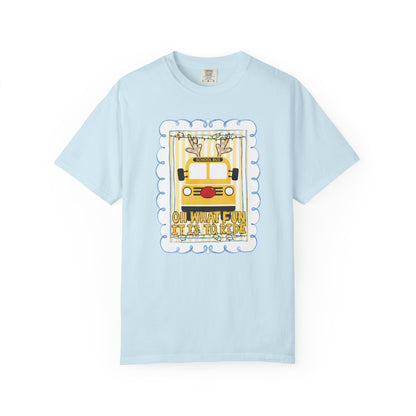 Christmas Bus Driver Tee - Comfort Colors