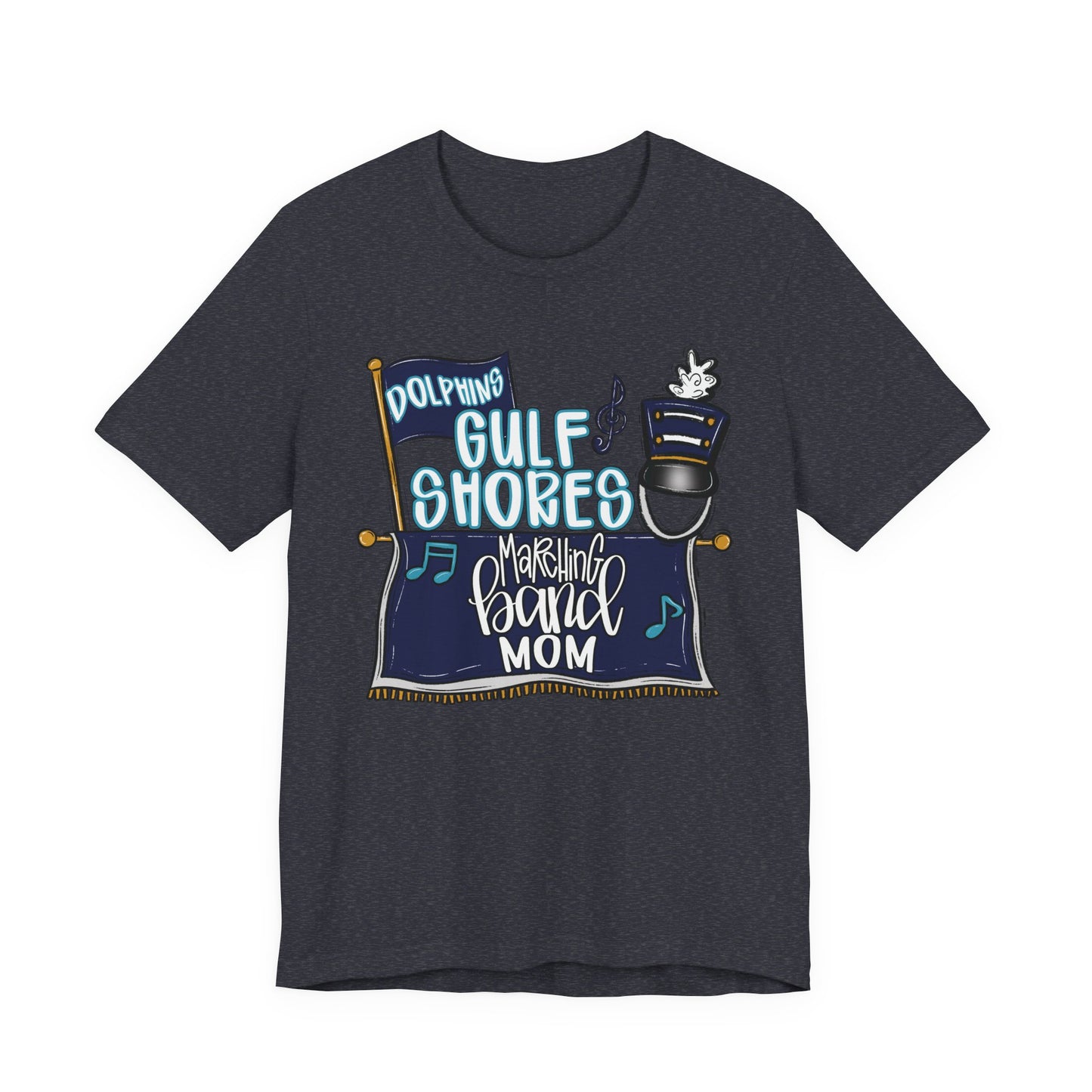 Adult Gulf Shores Band Mom Tee - Bella Canvas
