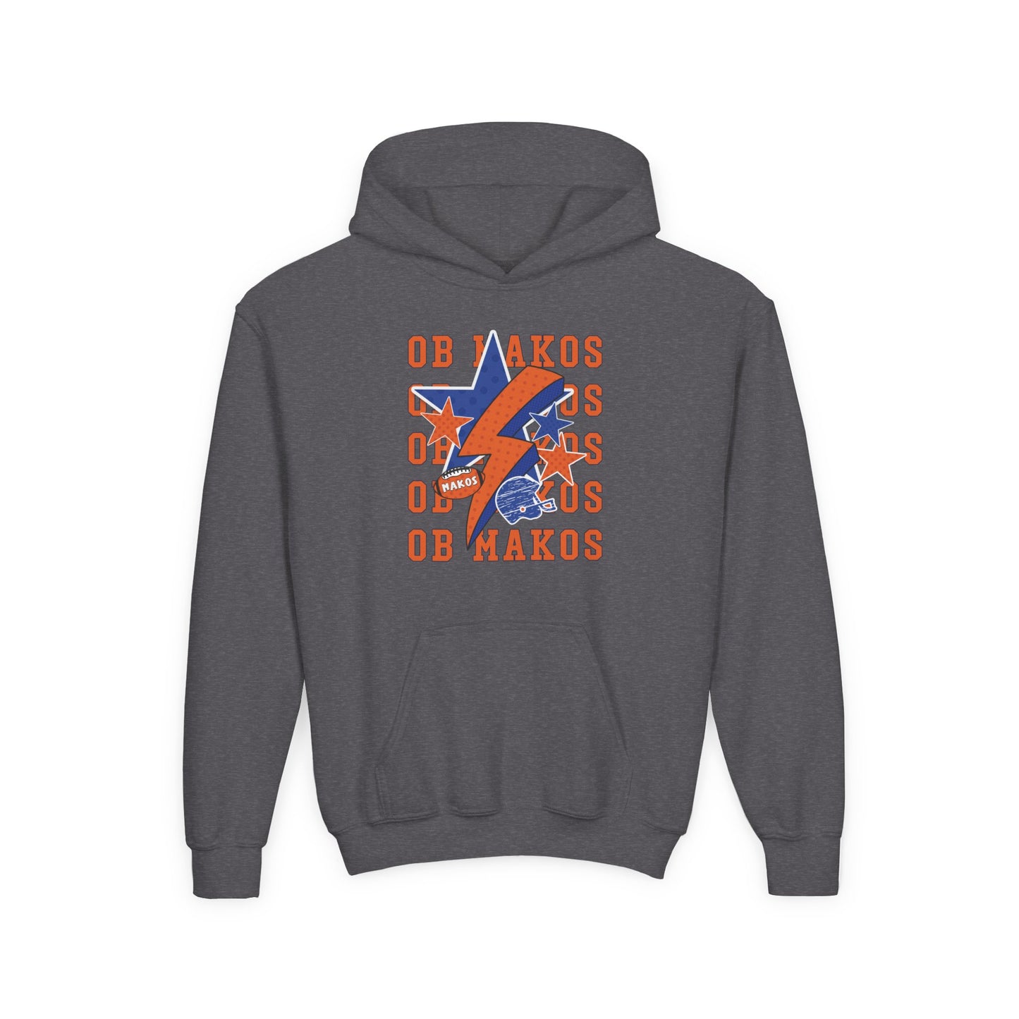 Youth Makos Lightning Football Hoodie
