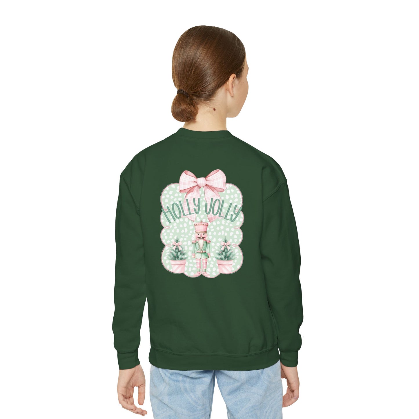 Youth Holly Jolly Nutcracker Sweatshirt - Gildan