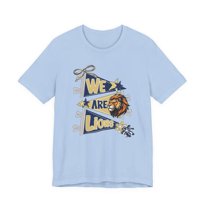Lion Spirit Pennant Tee - Bella Canvas