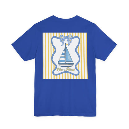 Adult Coquette Sailboat Tee - Bella Canvas