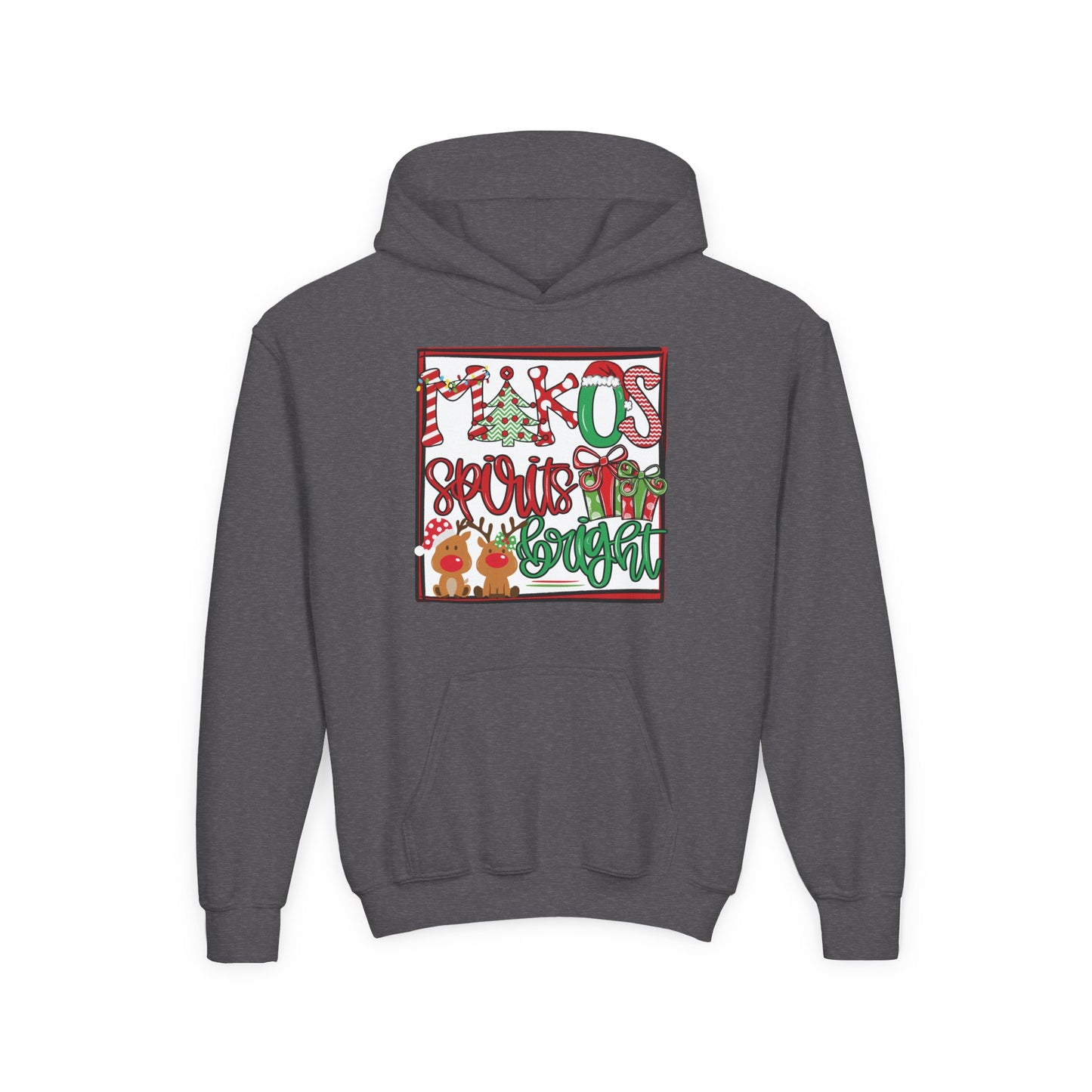 Youth Makos Christmas Hoodie - Gildan