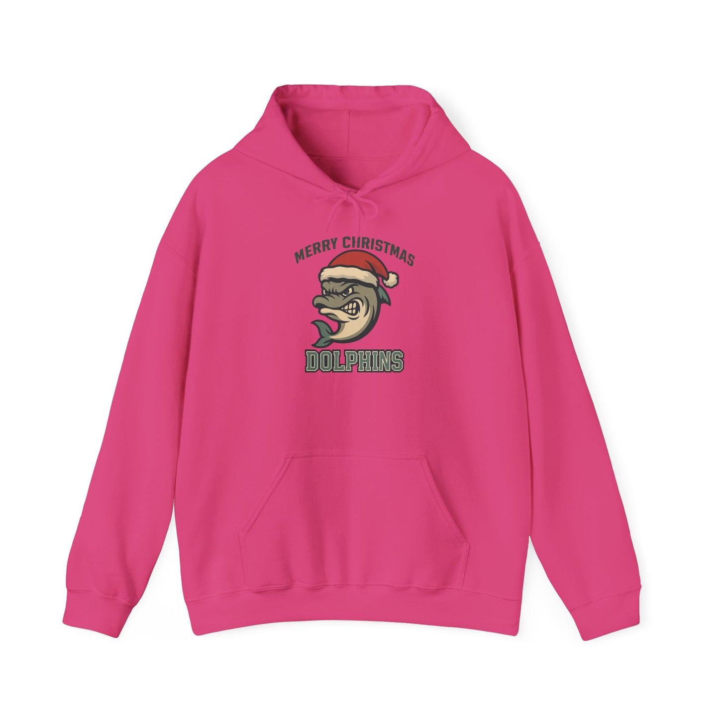 Merry Christmas Dolphin Hoodie - Gildan
