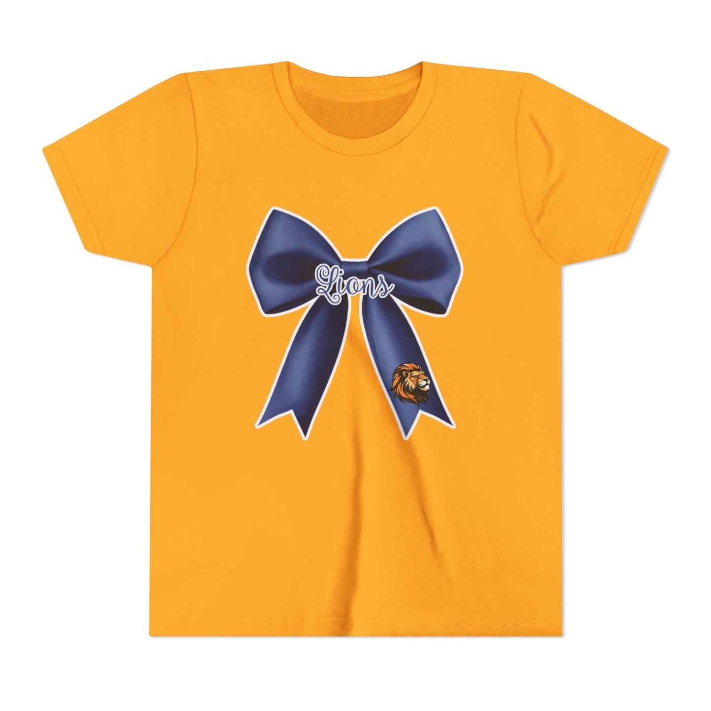 Youth Lions Navy Coquette Bow