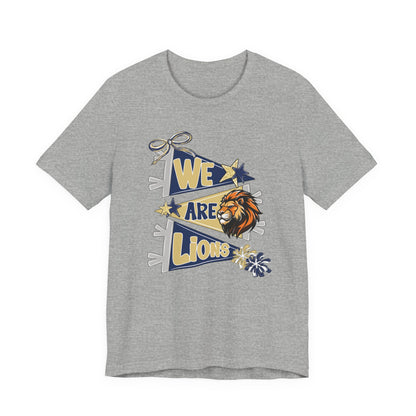 Lion Spirit Pennant Tee - Bella Canvas