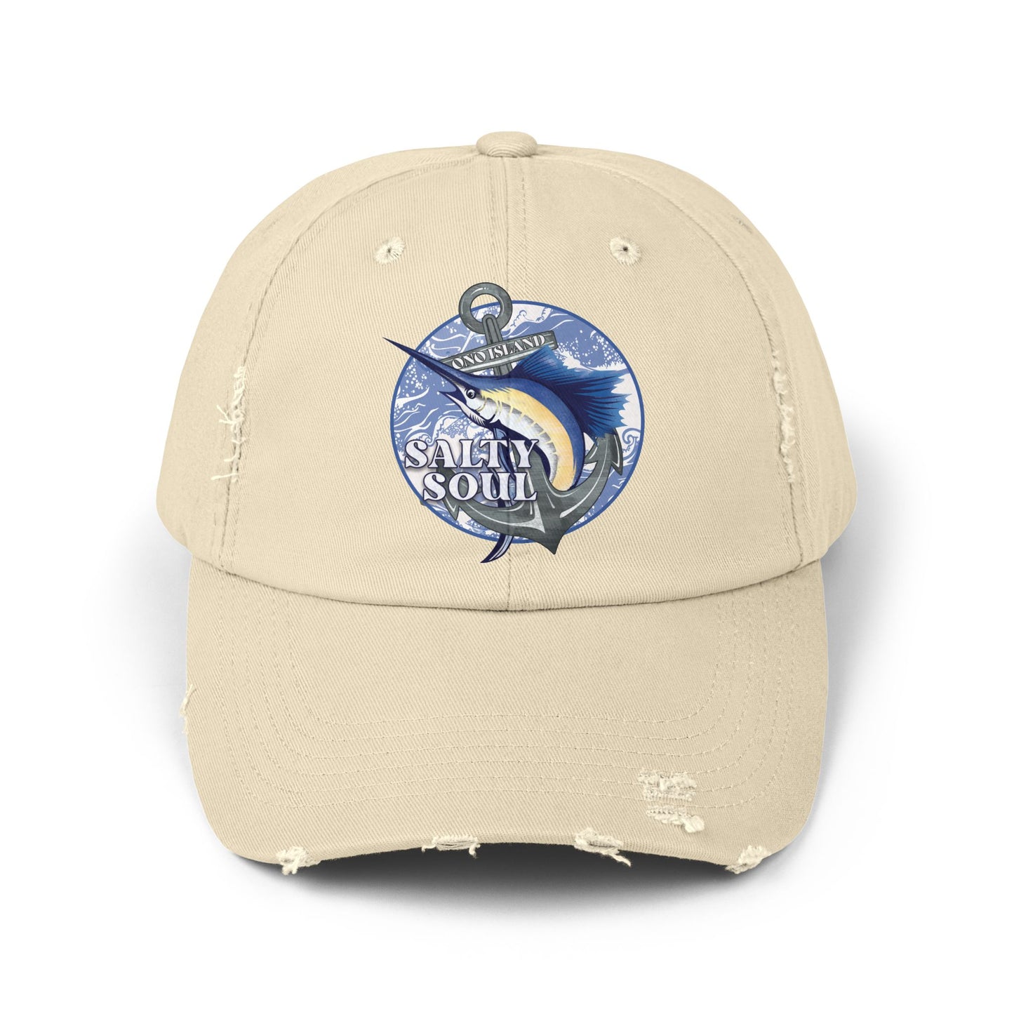 Salty Soul Ono Island Distressed Cap