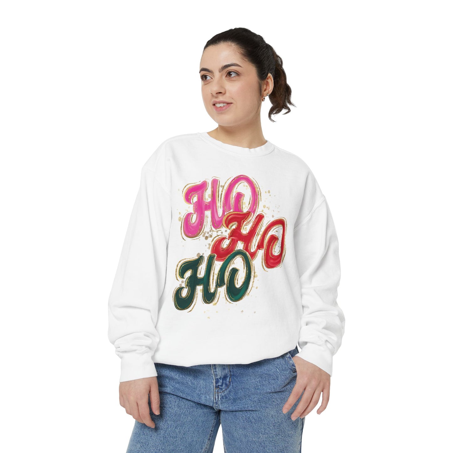 HO HO HO Sweatshirt Comfort Colors