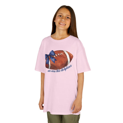 Youth Fins Up We Are The Dolphins Bow Football