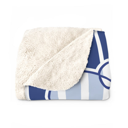 Makos Coquette Band Sherpa Blanket