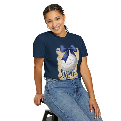 Adult Foley Lions Volleyball Tee - Comfort Colors