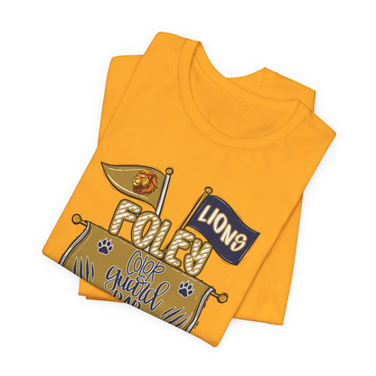 Adult Lions Color Guard Mom Tee - Bella Canvas