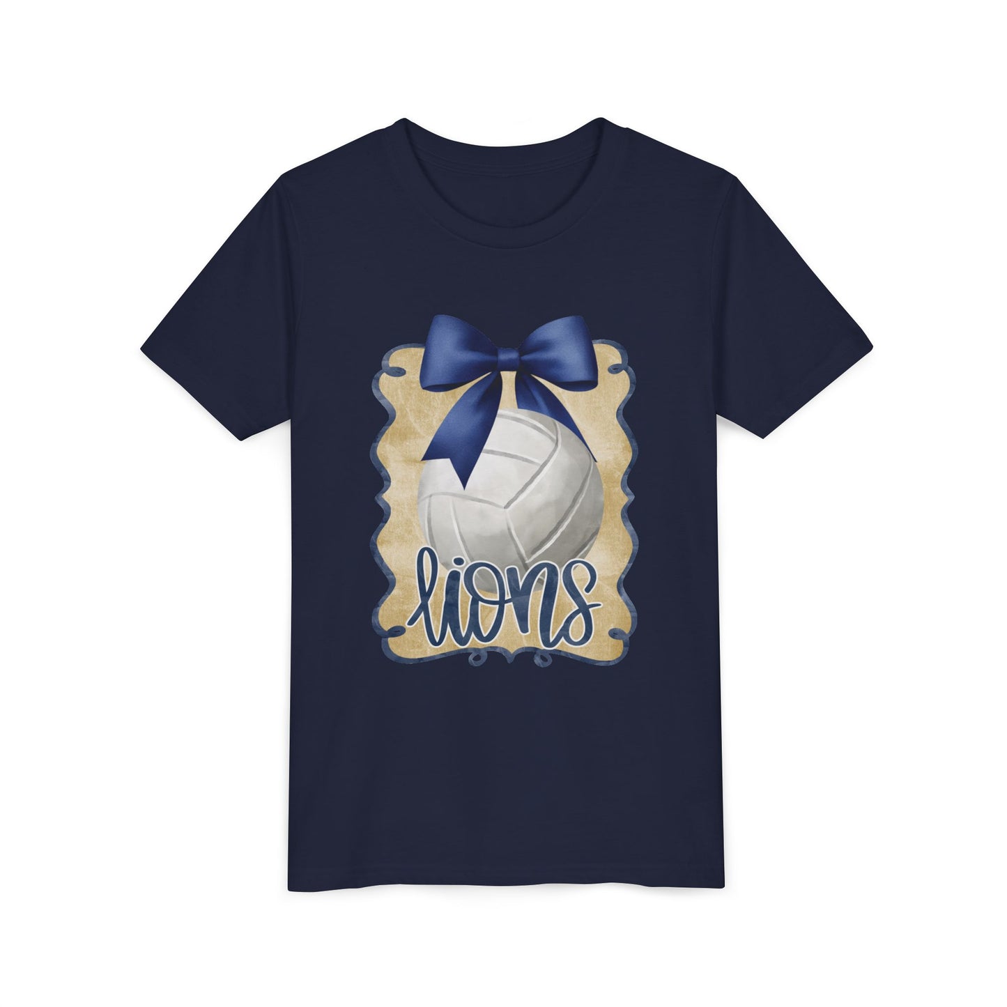 Youth Foley Lions Volleyball Tee - Bella Canvas