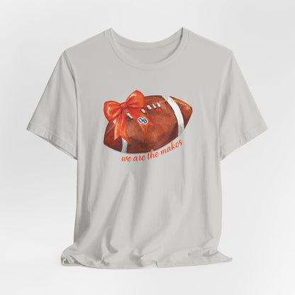 Adult Coquette Makos Football TShirt - Bella canvas