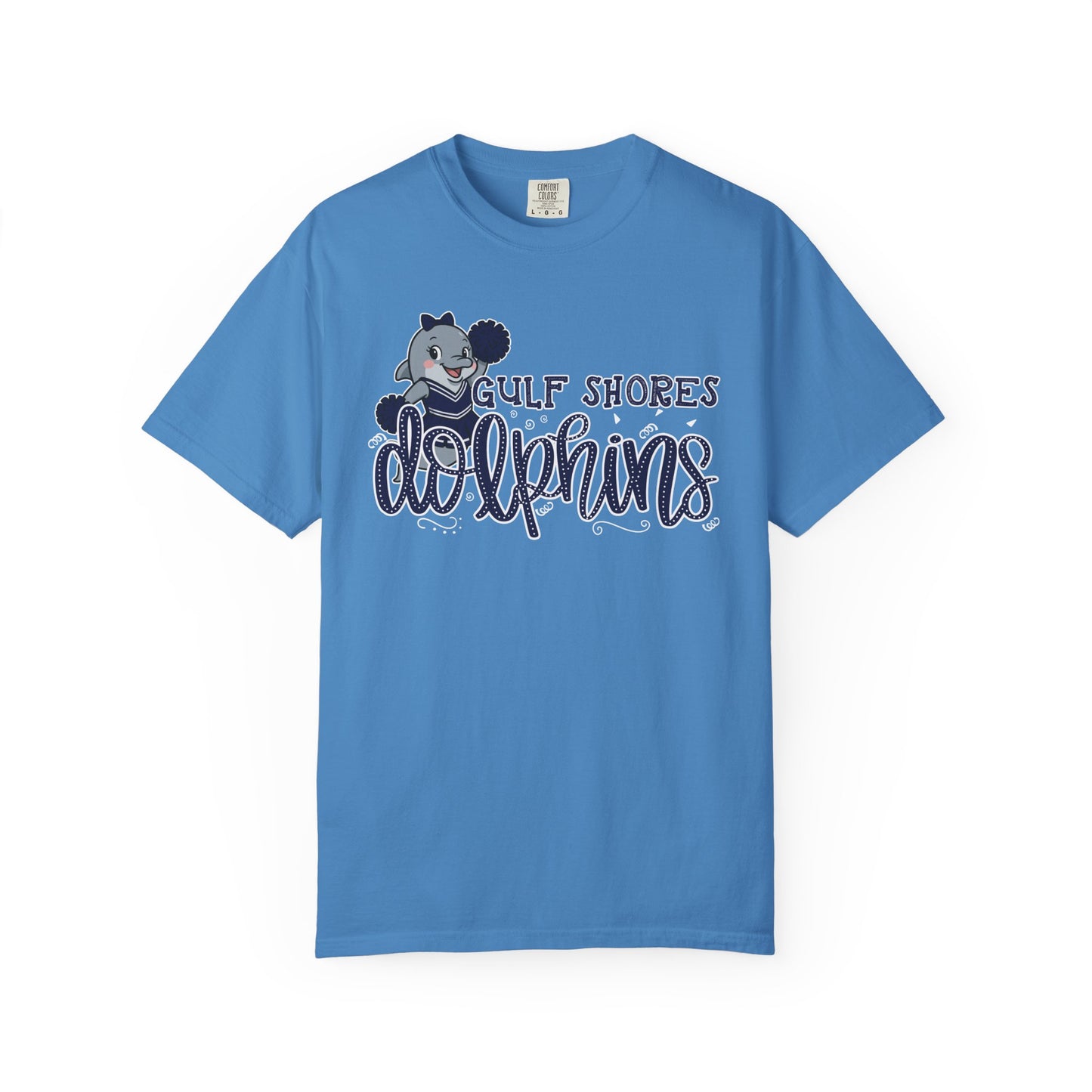 Dolphin Dots on Comfort Colors