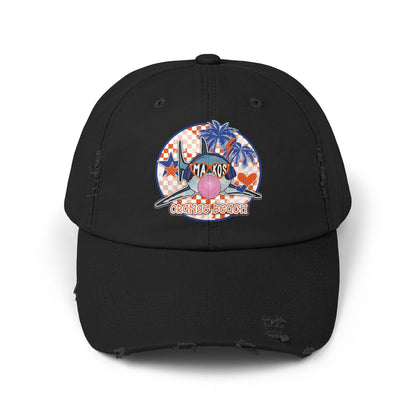 Bubble Poppin Makos Distressed Cap