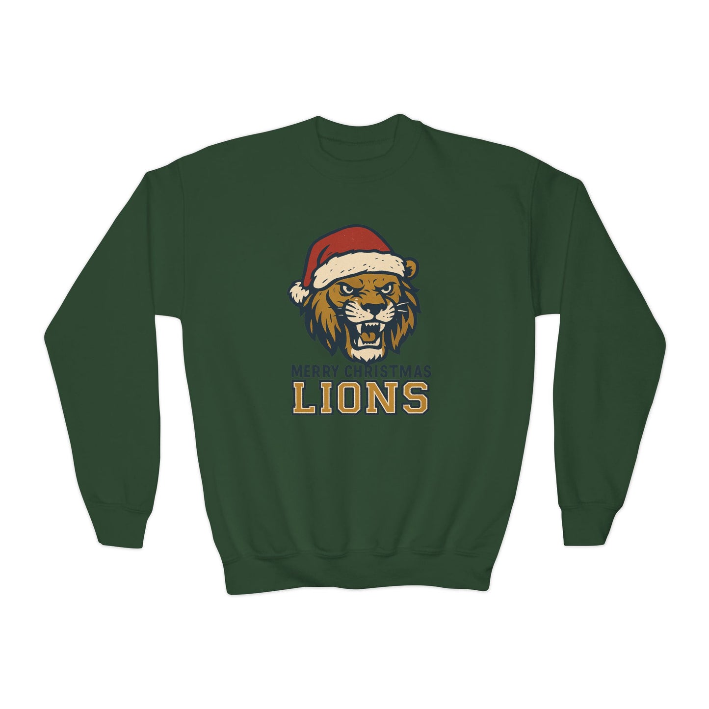 Merry Christmas Lions Sweatshirt - Gildan