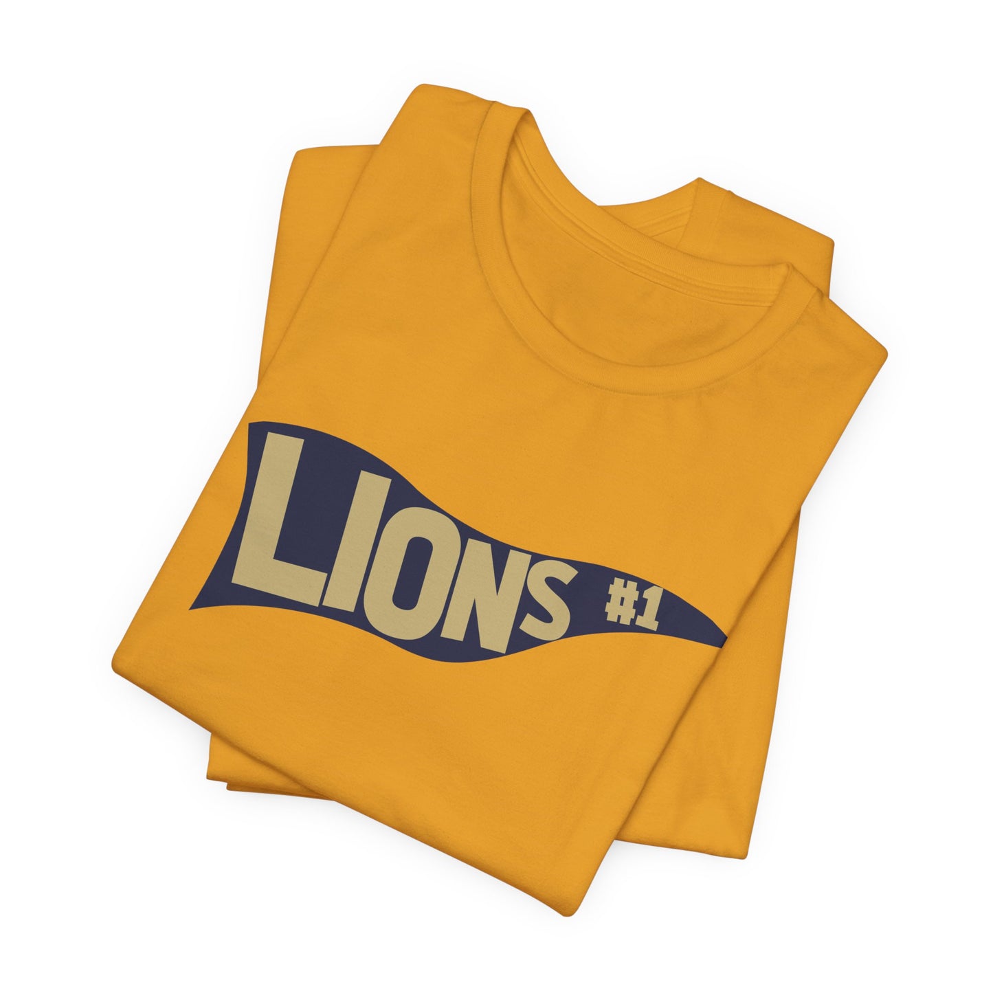 Adult #1 Lions Unisex Jersey Tee - Bella Canvas