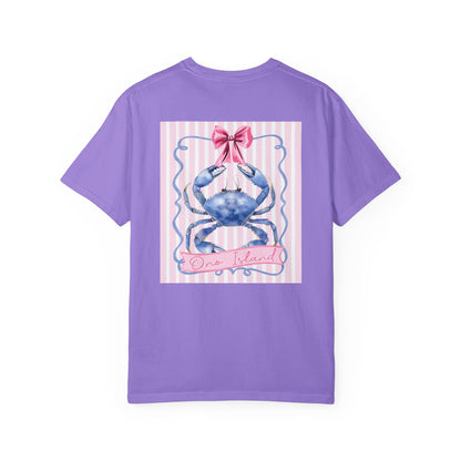 Adult Ono Island Preppy Crab Tee - Comfort Colors