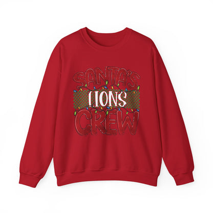 Santa's Lions Crew Sweatshirt - Gildan