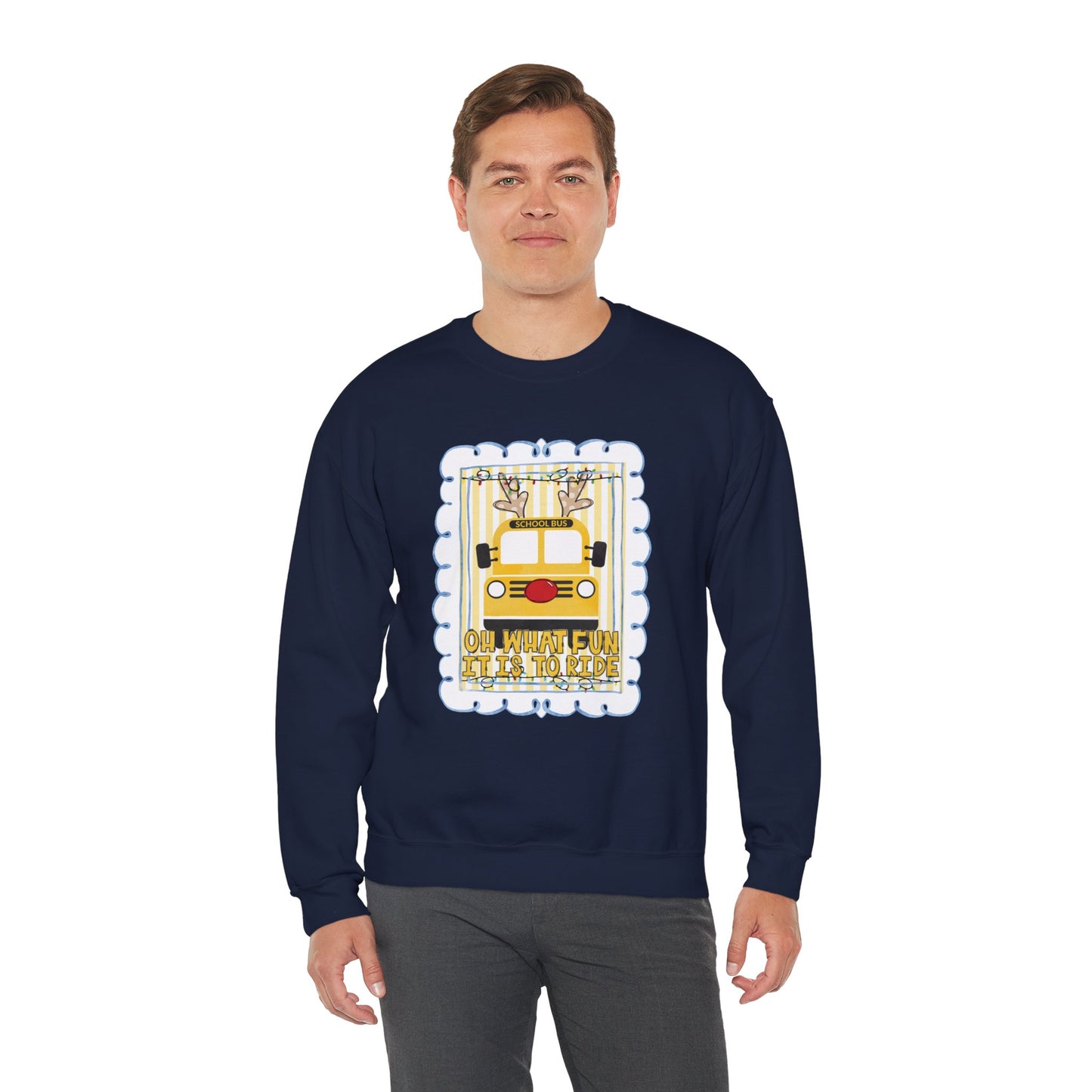 Christmas Bus Driver Sweatshirt - Gildan
