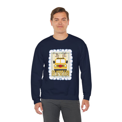 Christmas Bus Driver Sweatshirt - Gildan