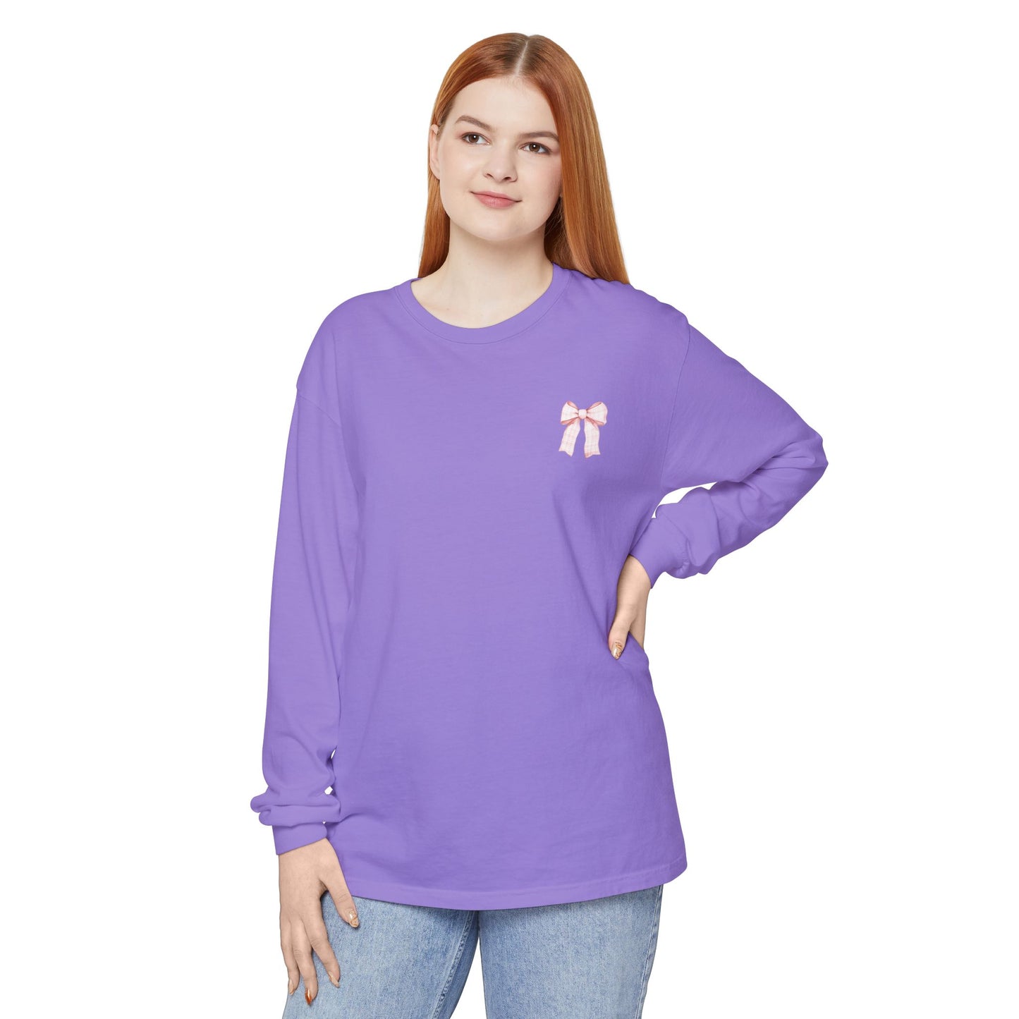 Holly Jolly Long Sleeve Tee - Comfort Colors