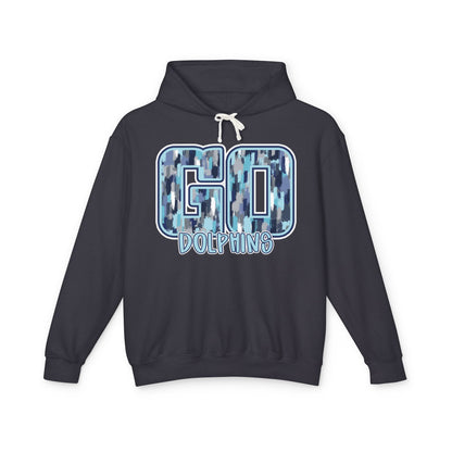 Adult Go Dolphins Hoodie - Comfort Colors