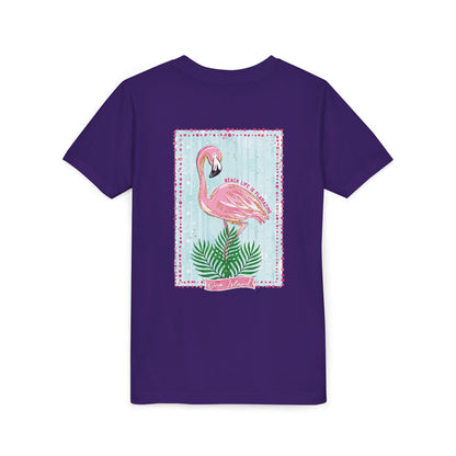 Beach Life is Flamazing Flamingo Tee - Bella Canvas