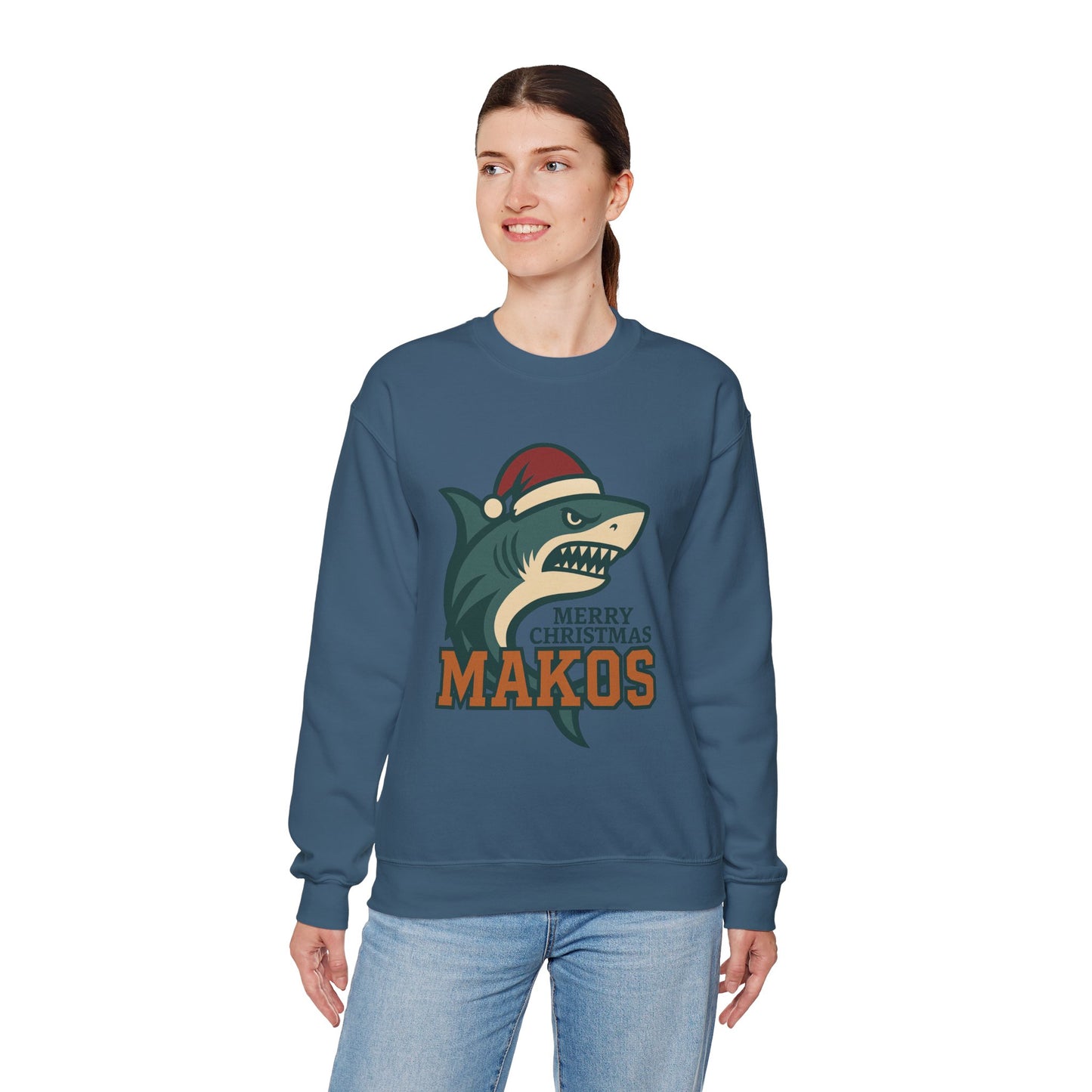 Merry Christmas Makos Sweatshirt — Gildan