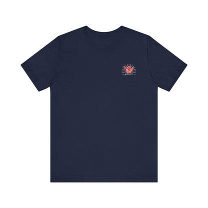 Adult Christmas Surfing Tee - Bella Canvas