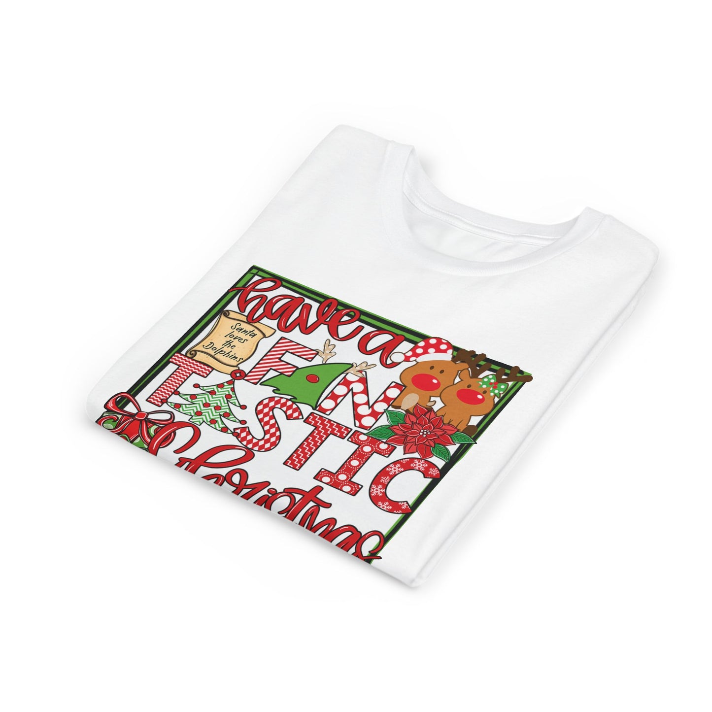 Dolphins Fintastic Tee - Bella Canvas