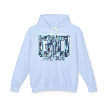 Adult Go Dolphins Hoodie - Comfort Colors