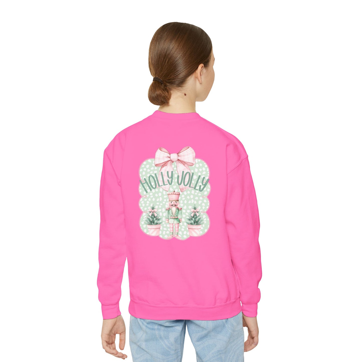 Youth Holly Jolly Nutcracker Sweatshirt - Gildan